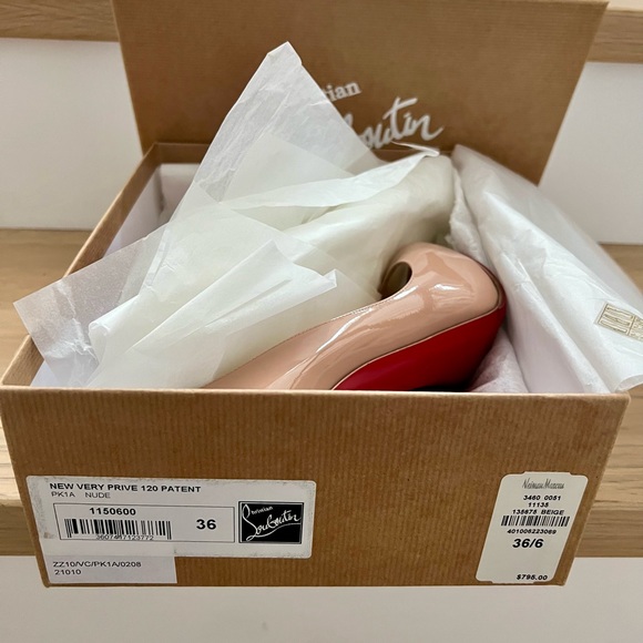 Authentic Louis Vuitton stiletto heels  - New Very Prive style - 120 patent - Picture 11 of 13